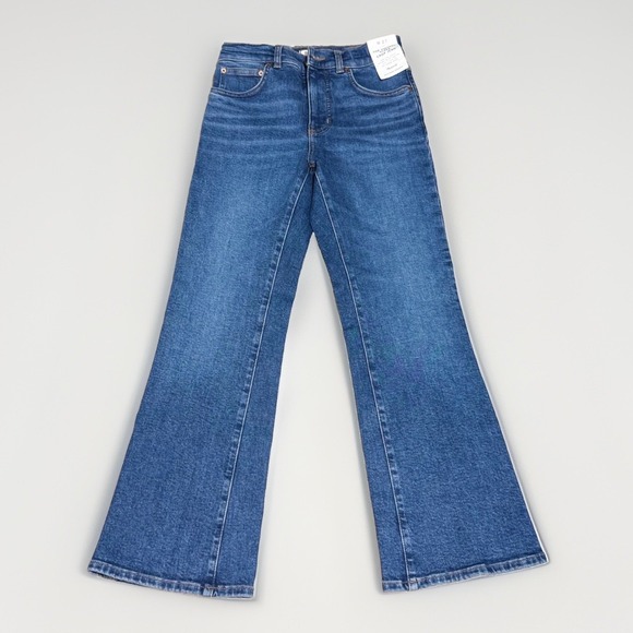 Madewell Denim - Madewell Vintage Flare Crop Jean Size 25 (26x27) High Rise Blue Denim NW250
